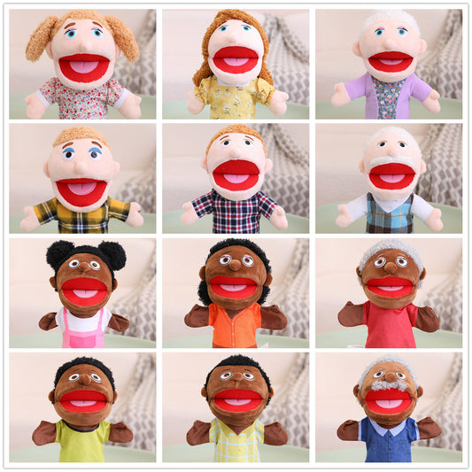 Plush Hand Puppet Family Characters