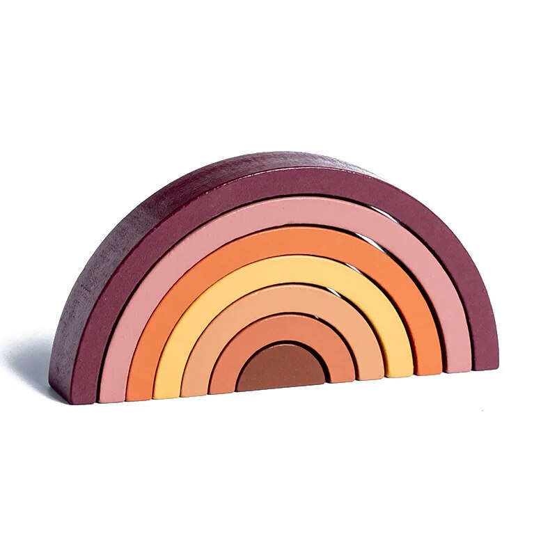 Rainbow Montessori Color Blocks